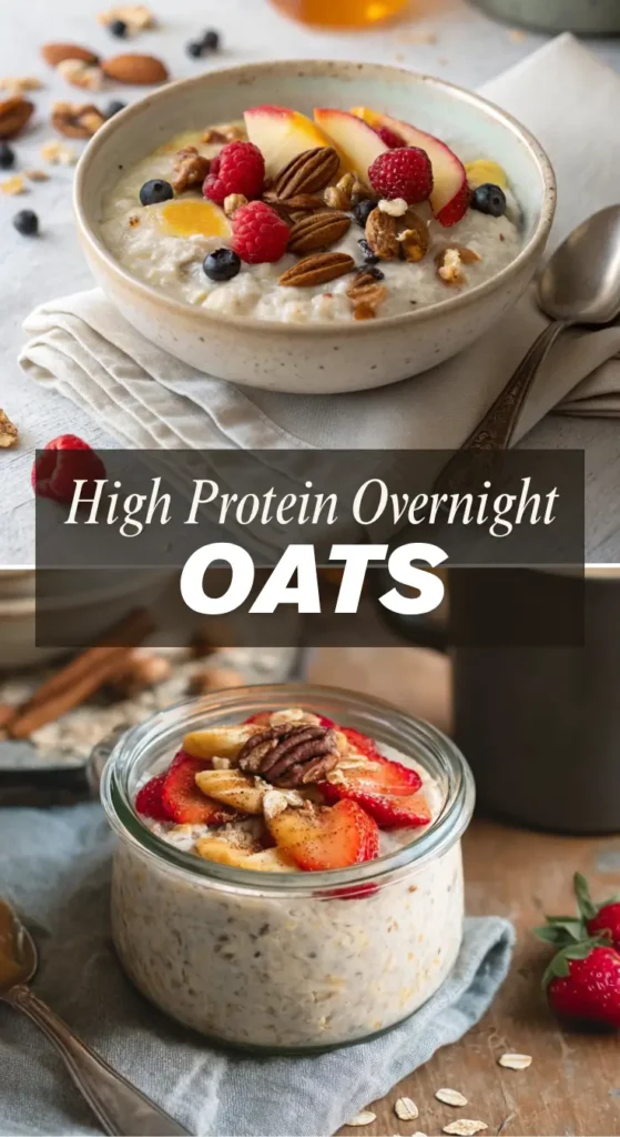 How to Make High Protein Overnight Oats in 5 Easy Steps 1 High Protein Overnight Oats