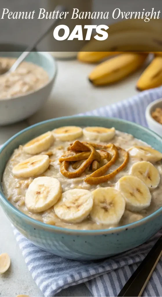 How to Make Peanut Butter Banana Overnight Oats in 5 Easy Steps 1 Peanut Butter Banana Overnight Oats