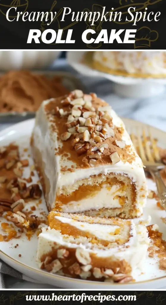 Creamy Pumpkin Spice Roll Cake I’m obsessed with this fall dessert 3 Bulk 1 Title1 2025 08 29T140703.896 compressed