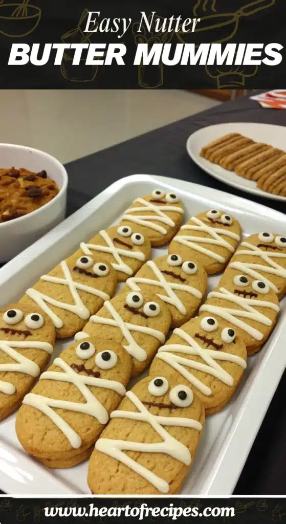 Easy Nutter Butter Mummies I’m making these for the 3rd time this week 2 Easy Nutter Butter Mummies