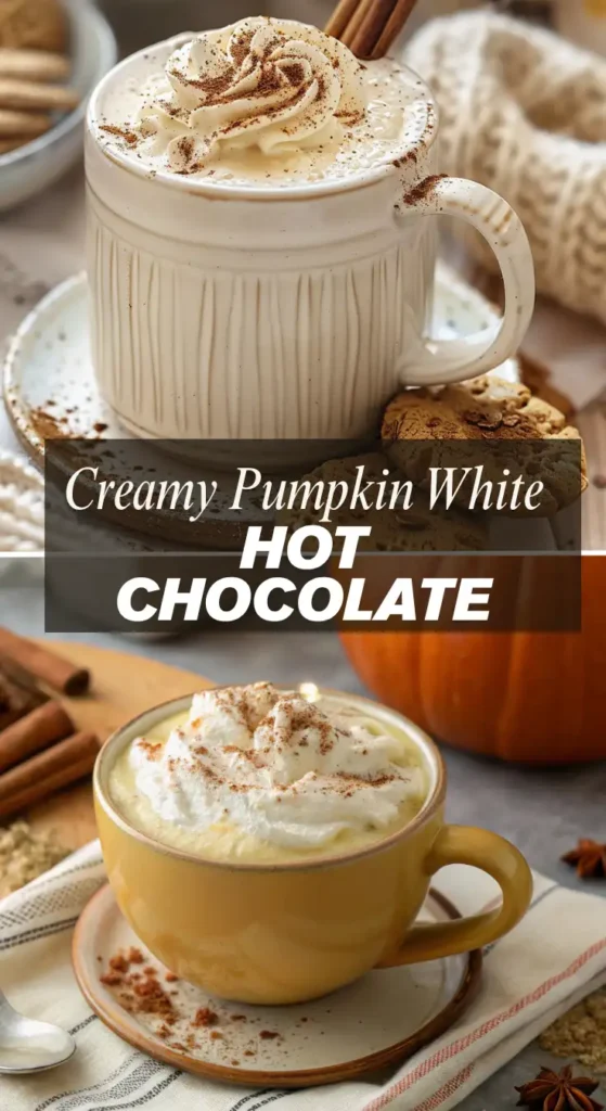How to Make Creamy Pumpkin White Hot Chocolate in 5 Minutes 1 Creamy Pumpkin White Hot Chocolate