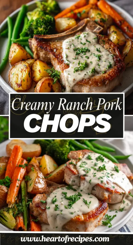 Simple Creamy Ranch Pork Chops Everyone Will Devour Tonight 2 Creamy Ranch Pork Chops compressed