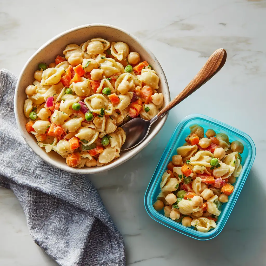 How 10 Simple Lunch Ideas for Kids Can Make Your Life Easier 5 u3316835771 Bowl of small pasta tossed with chopped veggies a e1ae558d 4a77 4d02 8ccf 526e9c2a59c4 1 compressed