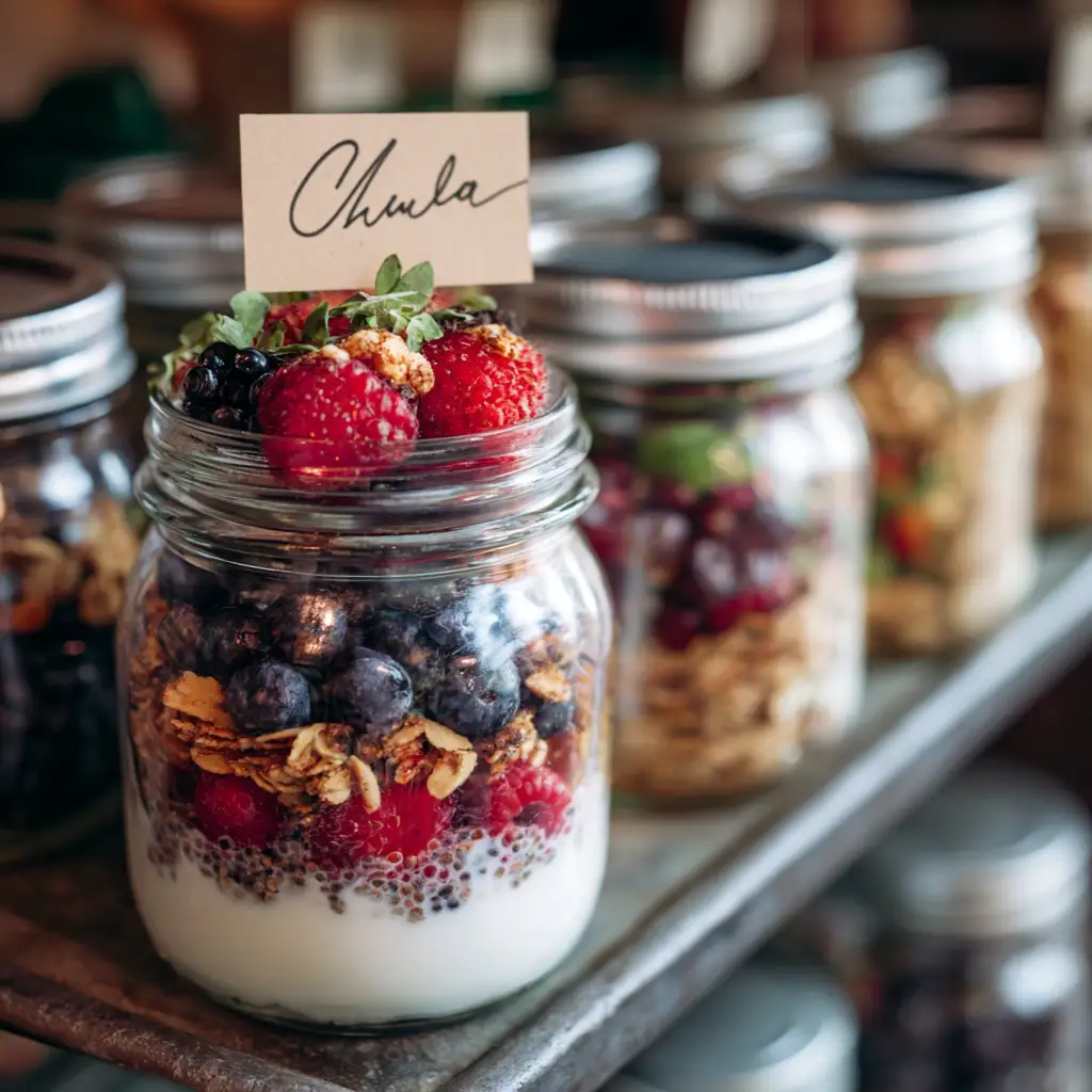 How "School Lunch Inspo Healthy" Makes 5 Nutritious Meals! 2 u3316835771 Close up of a small glass jar filled with layers 27dd92a9 6571 4ee3 adb8 3ff90b9abf4c 1 compressed