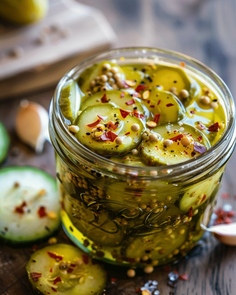 How to Make Spicy Mustard Pickles Recipe in 5 Easy Steps 3 spicy mustard pickles recipe
