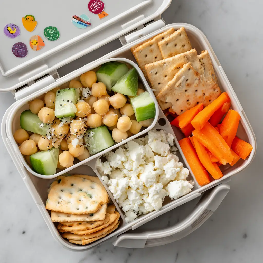 How "School Lunch Inspo Healthy" Makes 5 Nutritious Meals! 4 u3316835771 Divided lunchbox packed with chickpea cucumber sa 4e202a88 cb6a 481a b6e9 ca502b018416 2 compressed