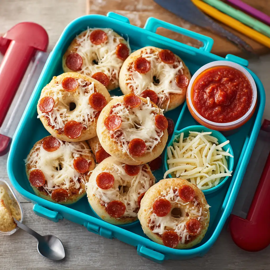 Best 7 Cold School Lunch Ideas for Picky Eaters 3 u3316835771 Mini bagels laid out with containers of marinara a8c892cd df06 41a2 ac30 2af2913d56d2 1 compressed