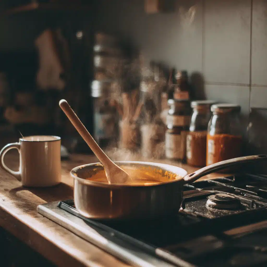 I’m Obsessed With This Pumpkin Spice Latte Recipe 3 u3316835771 Side view of a small saucepan on a stovetop with 812790ba a369 4833 a675 2a0811a5a9cc 1 compressed
