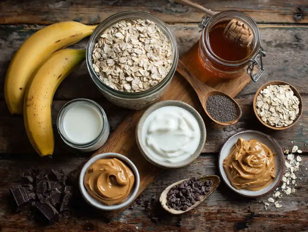 How to Make Peanut Butter Banana Overnight Oats in 5 Easy Steps 2 Peanut Butter Banana Overnight Oats