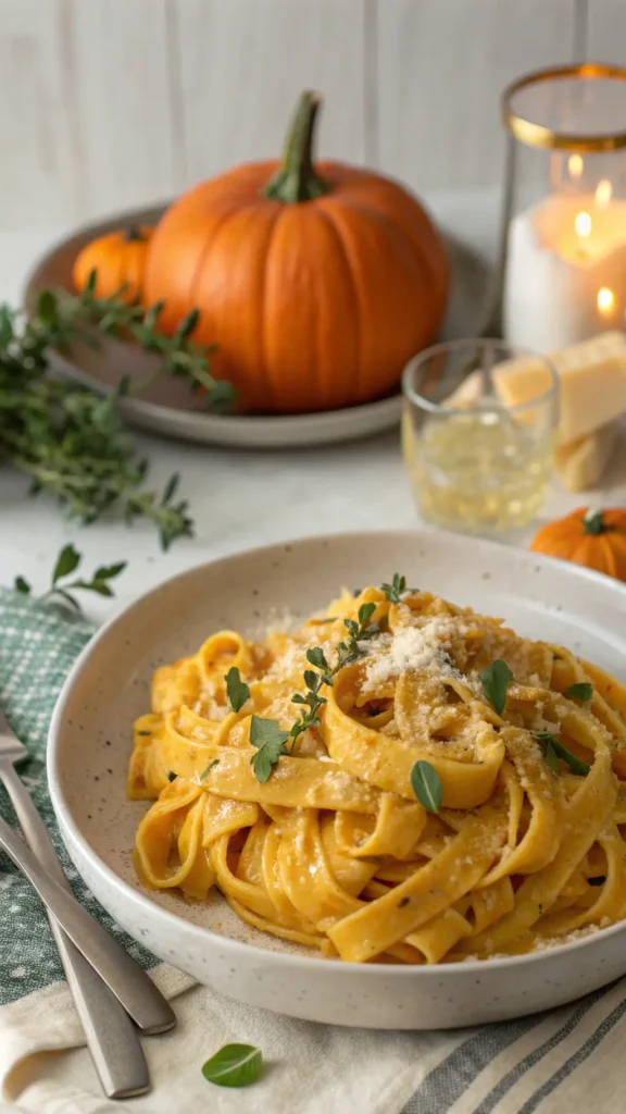 Pumpkin Alfredo Pasta I'm Obsessed With for Cozy Fall Dinners 2 yv8H htuf5KnGBemLLPnD image compressed