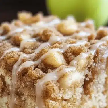 Apple Crumb Cake 1 Delicious homemade Apple Crumb Cake with spiced apples and crumb topping