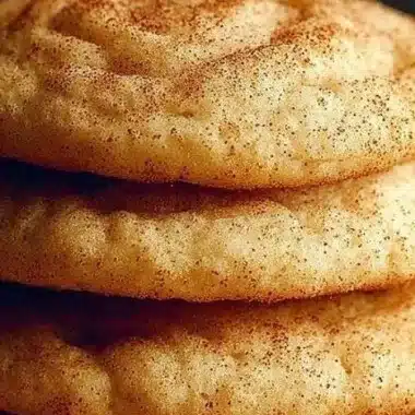 Freshly baked Snickerdoodle Cookies with cinnamon sugar topping